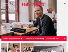 Tablet Screenshot of designinstituttet.no
